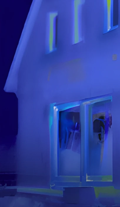 After renovation — heat loss eliminated with DiVetro glazing